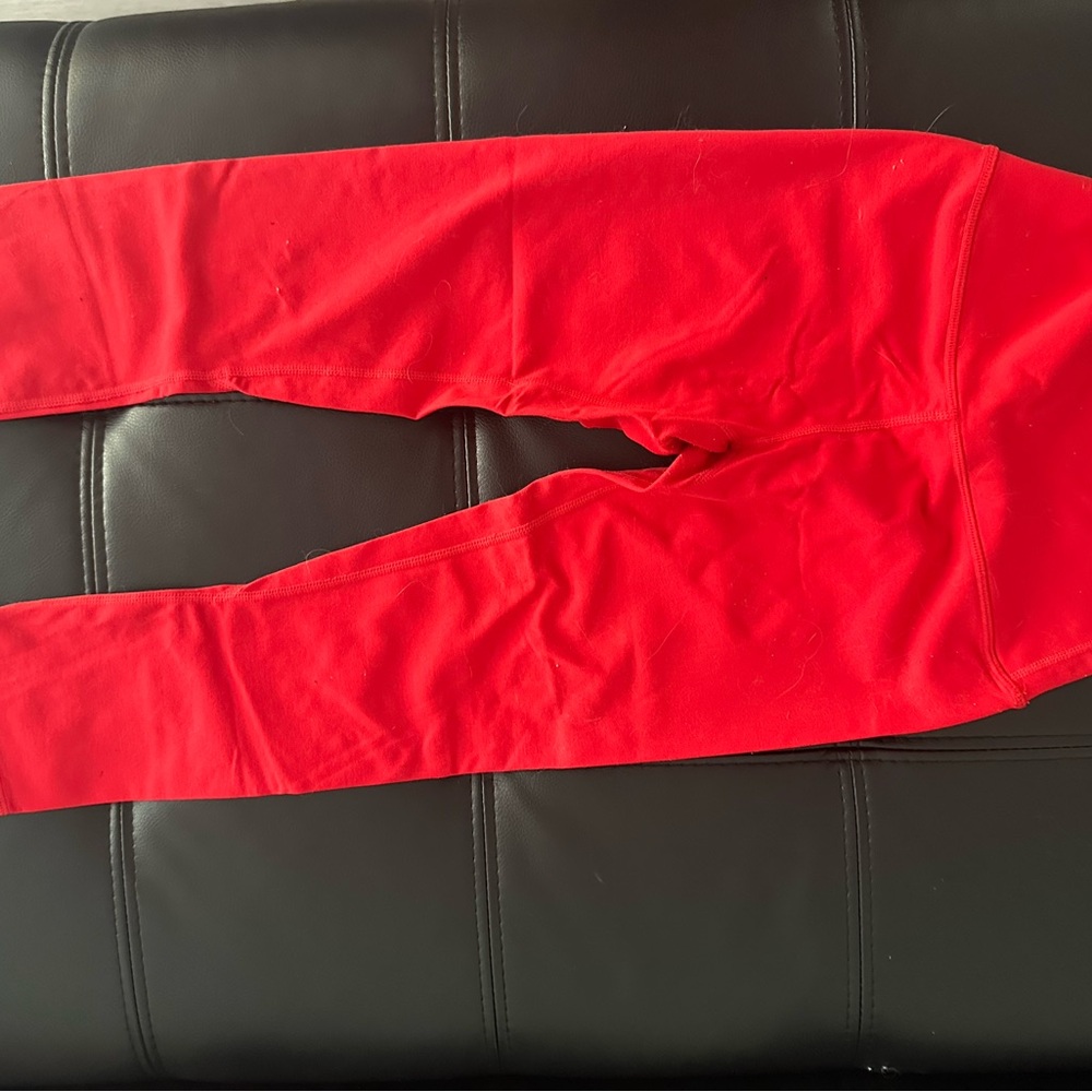 Vibrant Red Leggings